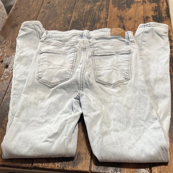 American Eagle Outfitters Pale Blue Skinny Jeans - Picture 3 of 7